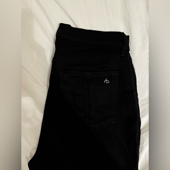 Rag and Bone Nina Black High Rise Skinny Jeans - Picture 2 of 6
